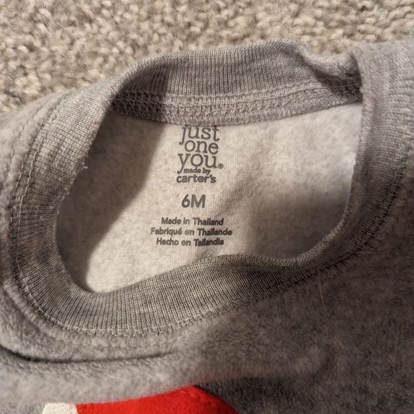 Santa and plaid sweat set - Picture 5 of 7